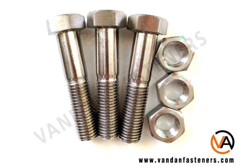 Nickel Alloy 200 & 201 Hex Bolts Manufacturers in India, Exporters Mumbai