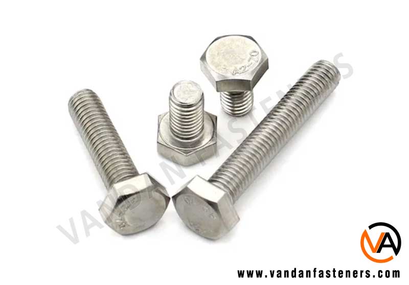 Titanium Grade 2 Grade 5 Hex Bolts Manufacturers in India Mumbai